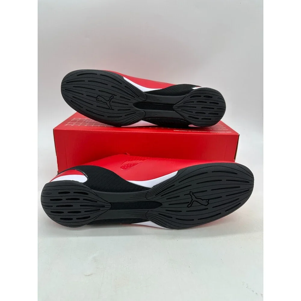 Puma Ferrari Carbon Cat Men's Size 13 Red White Athletic Shoes 307546 06